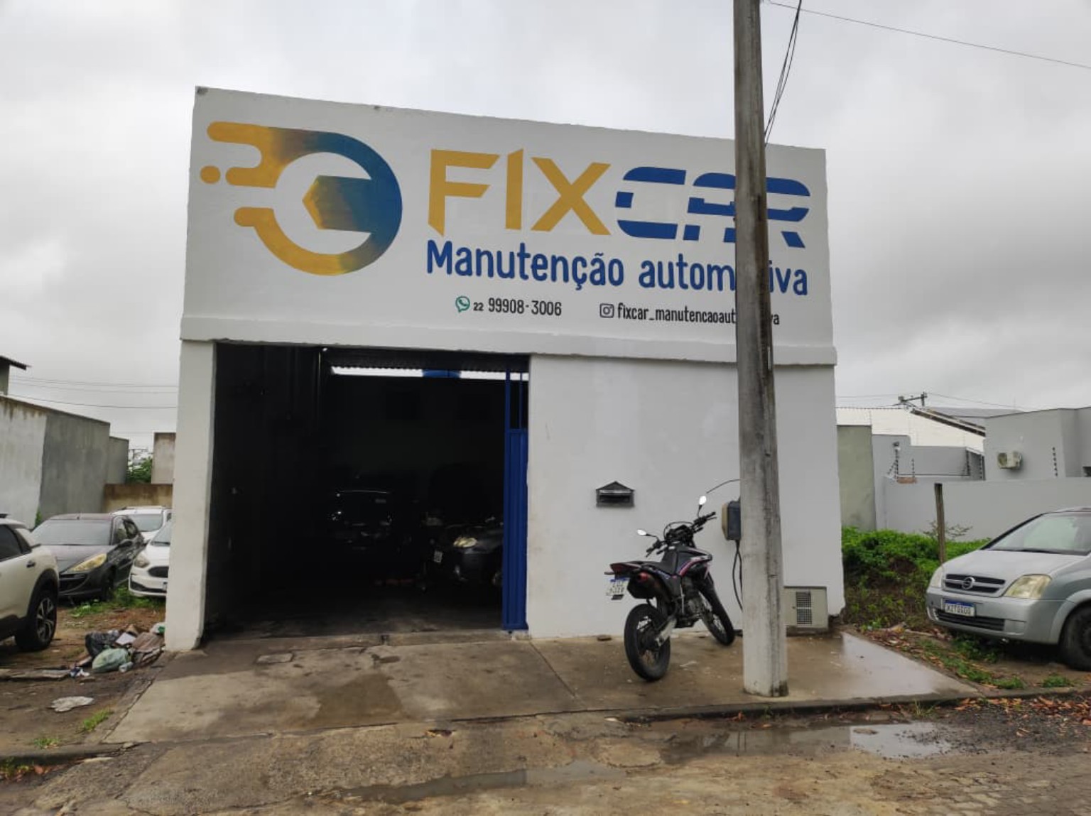 Fachada da Fix Car Centro Automotivo